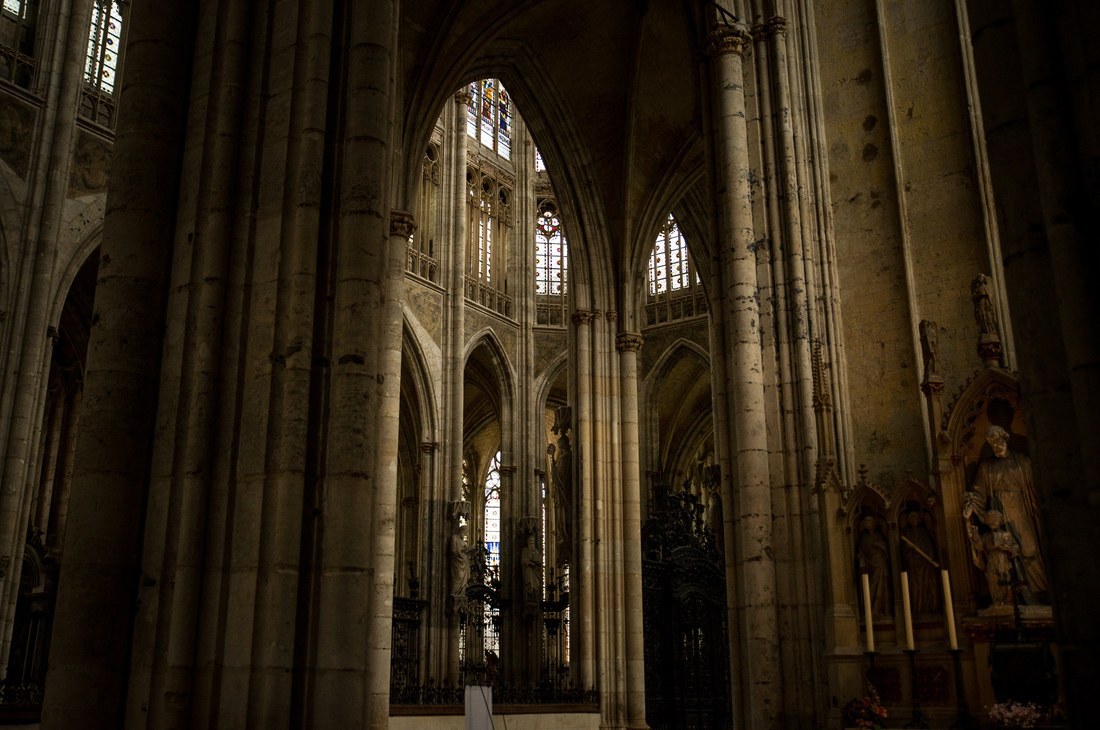 A l'intérieur de la Cathédrale