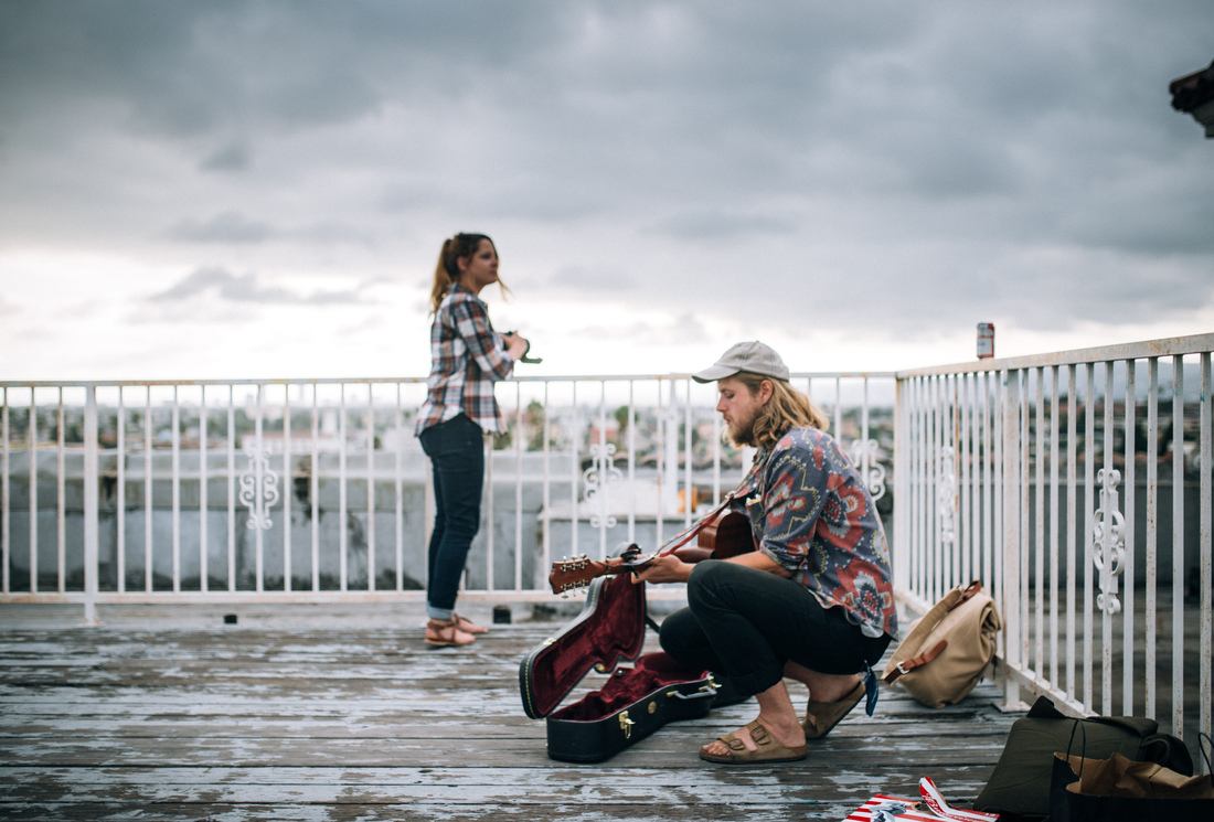 Richard et Manue sur les toits de L.A.
