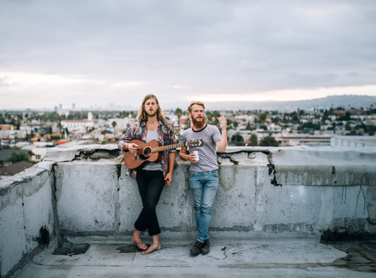 Richard et Aurélien Buttin sur les toits de L.A.