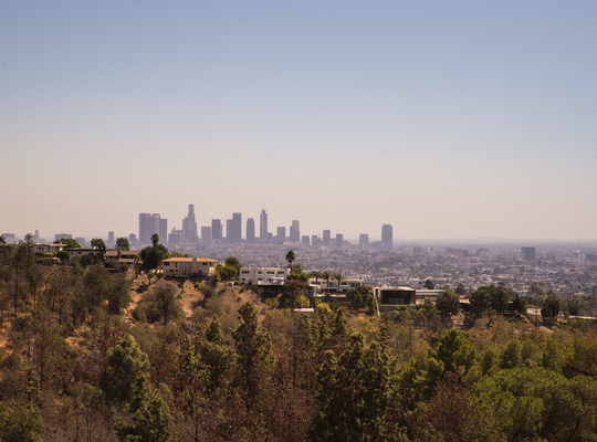 Skyline de Los Angeles depuis Hollywood Hills