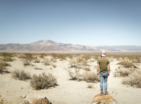 Aurélien Buttin, désert de Californie