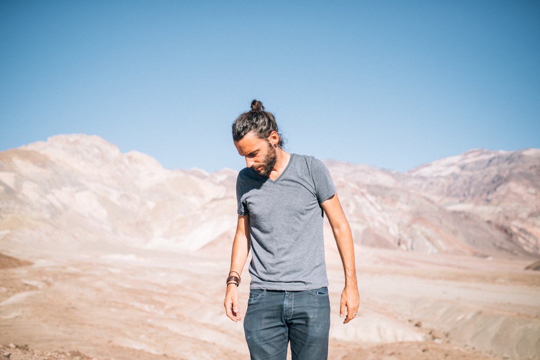 Seb à Death Valley 