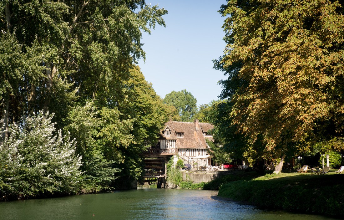 Un moulin sur un bras de la Seine