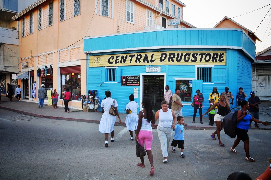 Central drugstore. Belize city