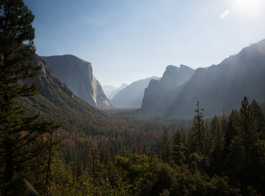 Tunnel View panorama à Yosemite