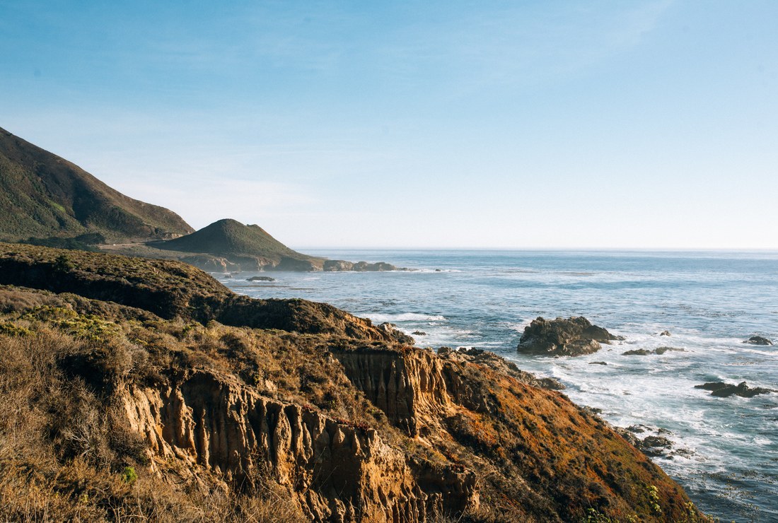 Paysages de la côte pacifique Californie