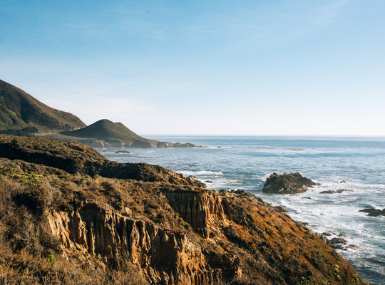 Paysages de la côte pacifique Californie
