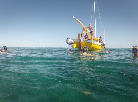 Bateau et plongée au Belize