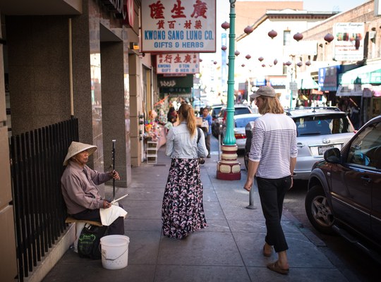 Musicien de rue à Chinatown
