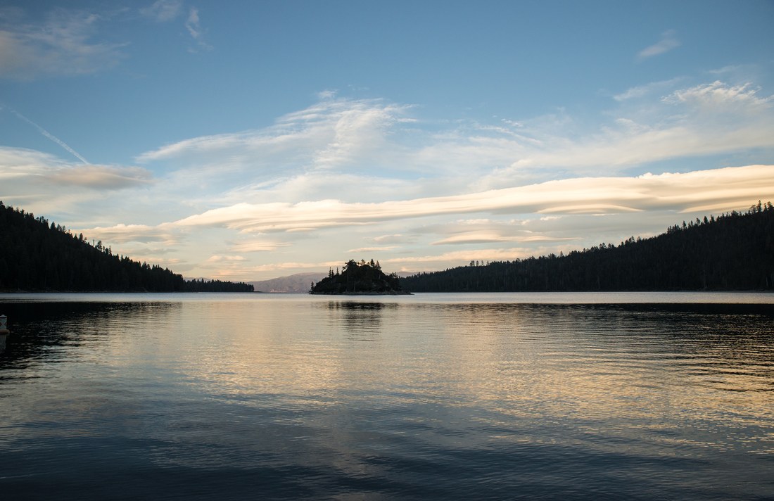 Coucher de soleil, Lac Tahoe