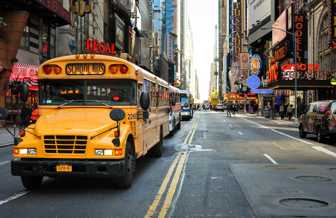 School bus, New York