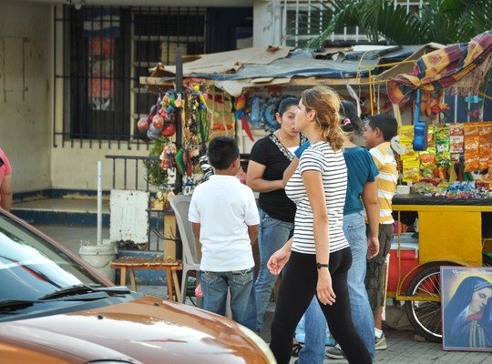 Dans les rues de Leon, au Nicaragua