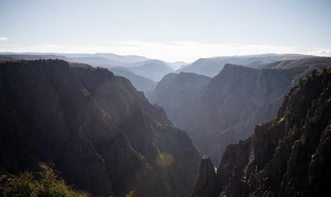Panorama, Canyon de Gunnison
