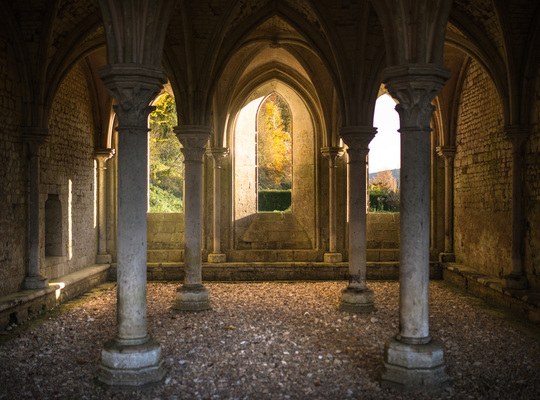 A l'intérieur de l'Abbaye