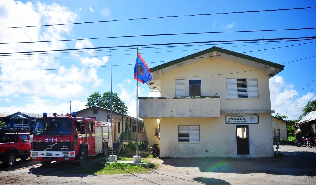 Police station, Placencia, belize