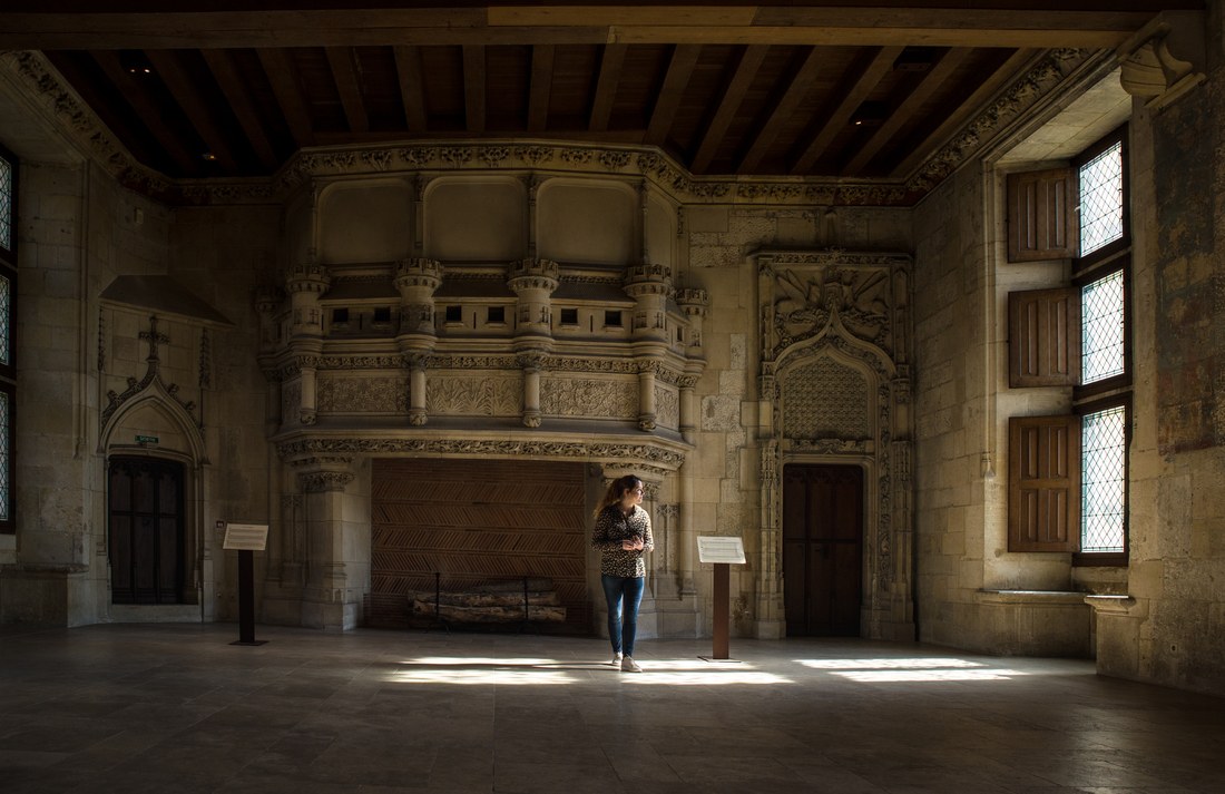 La salle des festins du Palais Jacques Coeur 