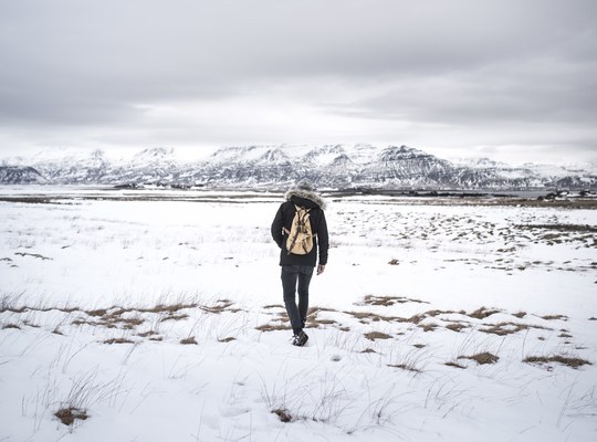 En plein milieu de fjords de l'est