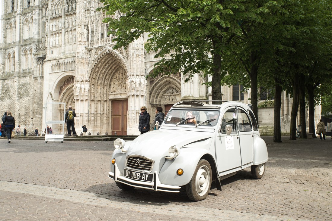 Rouen en 2CV