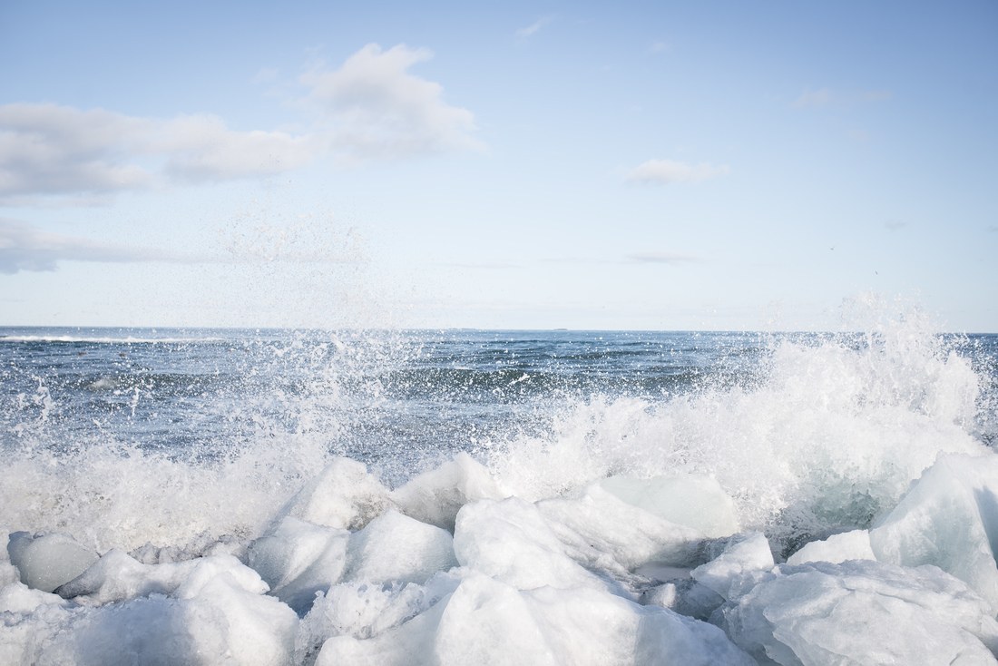 Mer et glace à Jökulsárlón