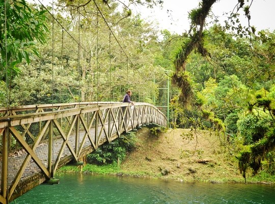 Pont suspendu, Pena Blanca, Honduras