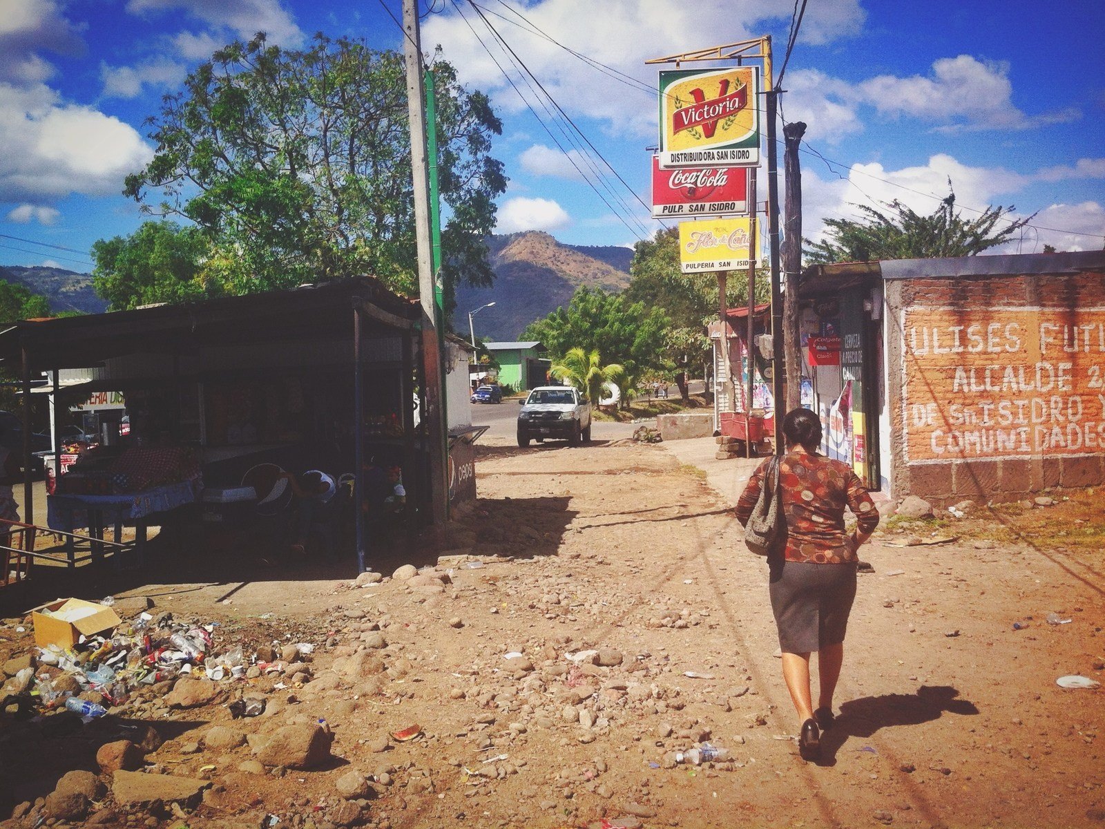 Route d'Esteli à Leon, Nicaragua Route d'Esteli à Leon, Nicaragua