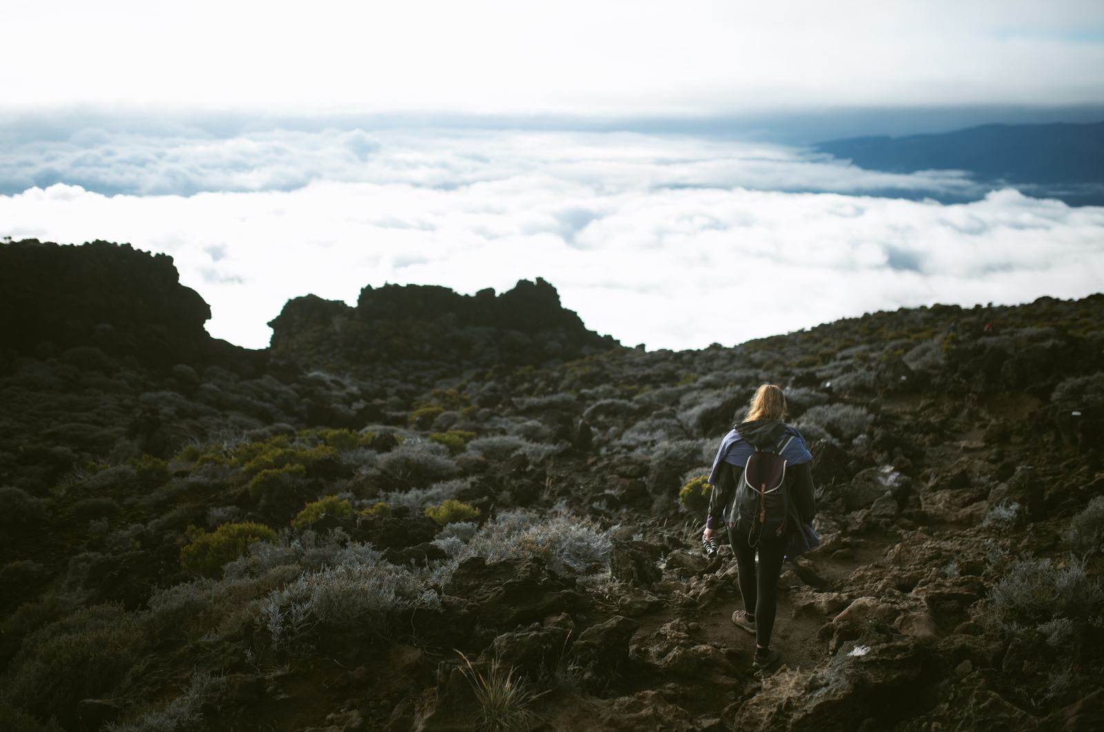 Manue de retour du Piton des Neiges Manue de retour du Piton des Neiges