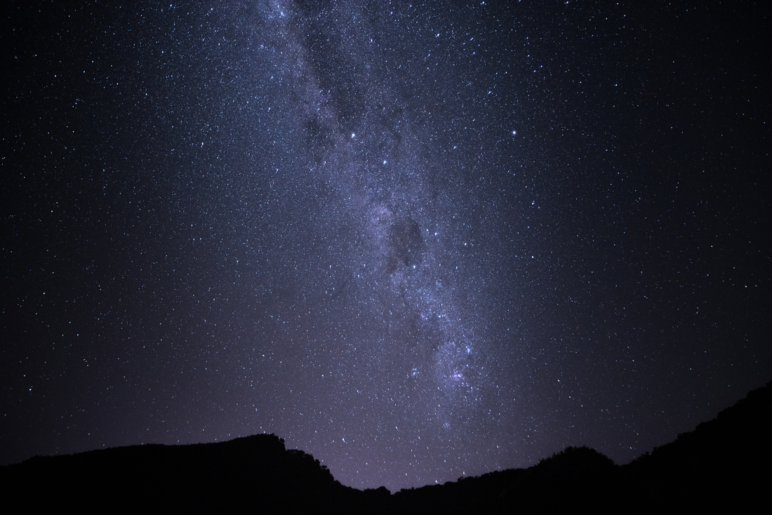 Belle nuit étoilée à La Réunion 