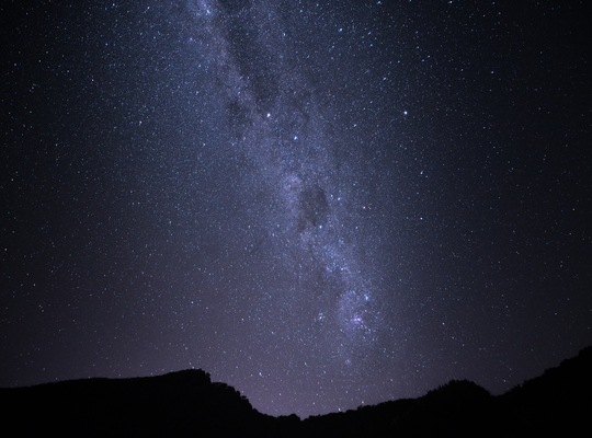 Belle nuit étoilée à La Réunion 