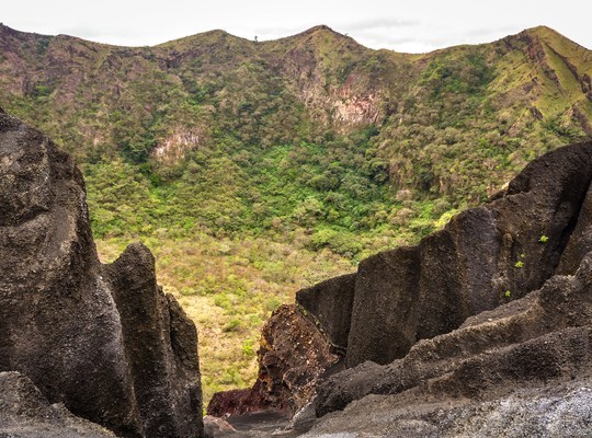 Second cratère, volcan Masaya