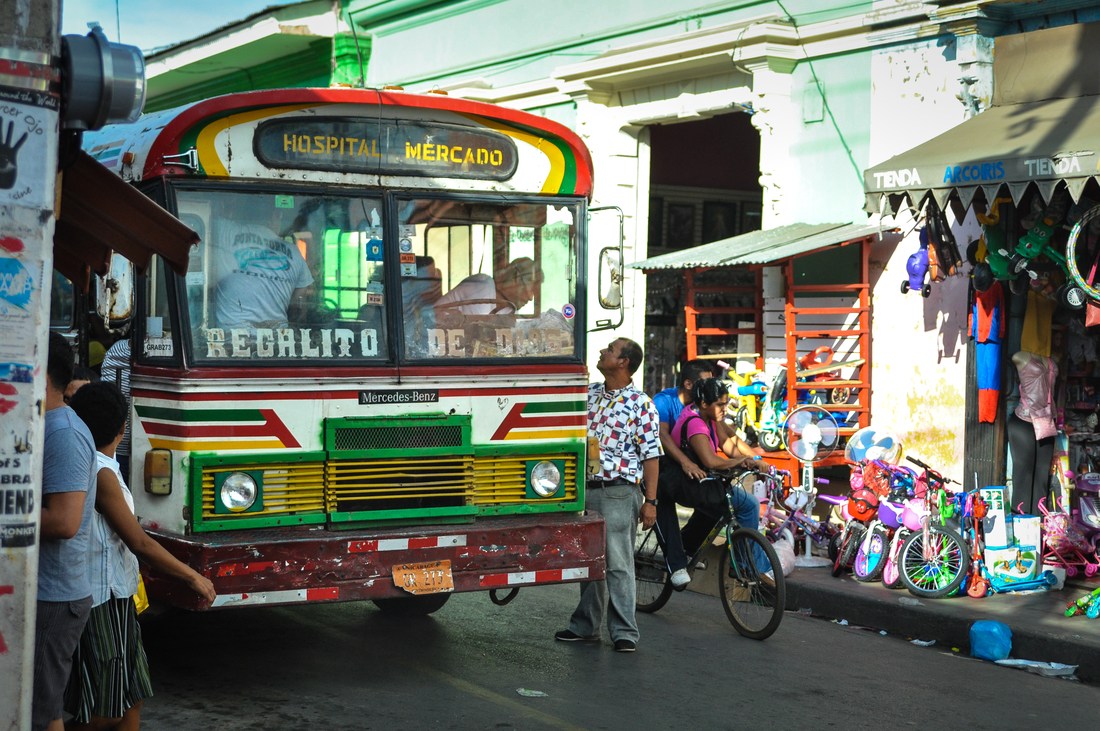 Bus d'amérique centrale, nicaragua