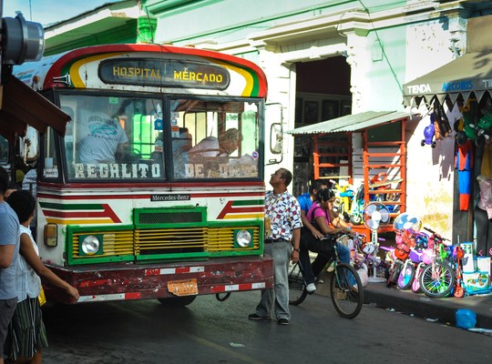 Bus d'amérique centrale, nicaragua