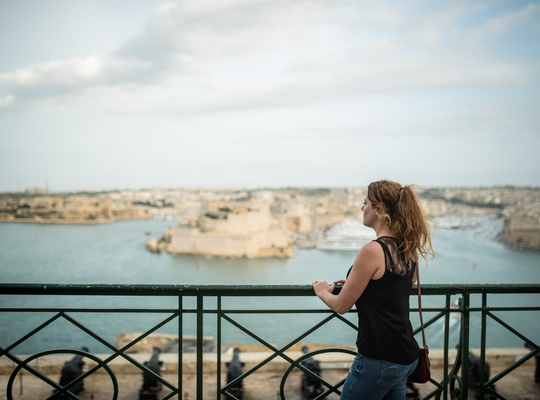 Point de vue sur Malte