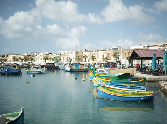 Bateaux de pêche maltais à Marsaxlokk