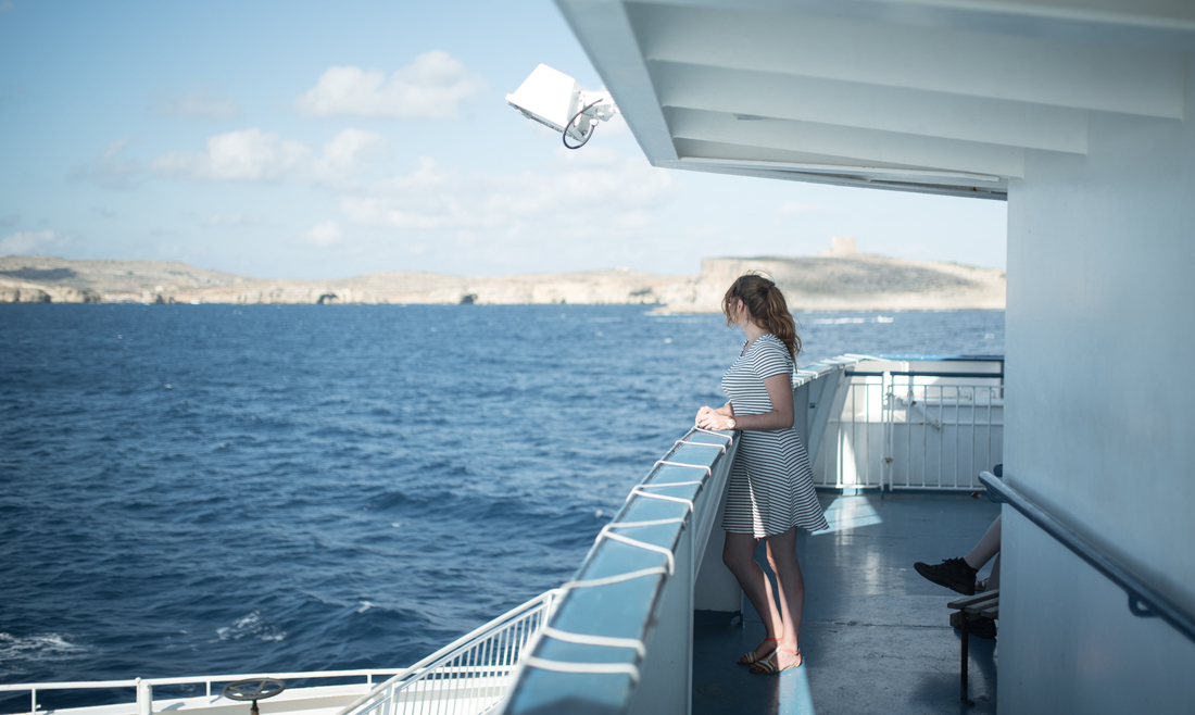 Ferry en direction de Gozo