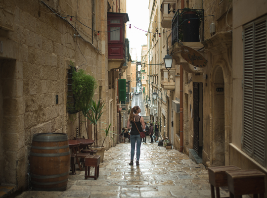 Dans les ruelles de La Valette