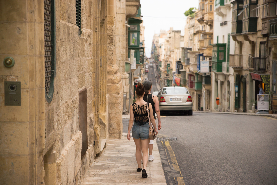 Dans les rues de la Valette