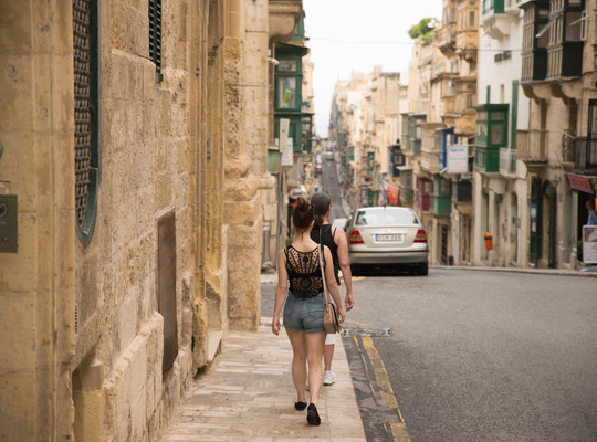 Dans les rues de la Valette