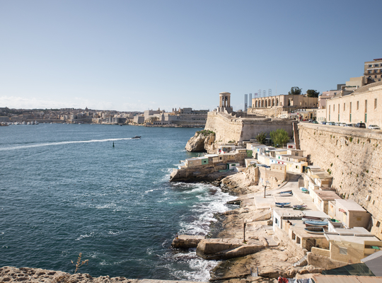 Vue sur la capitale de Malte