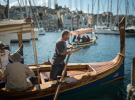 Balade en bateau maltais