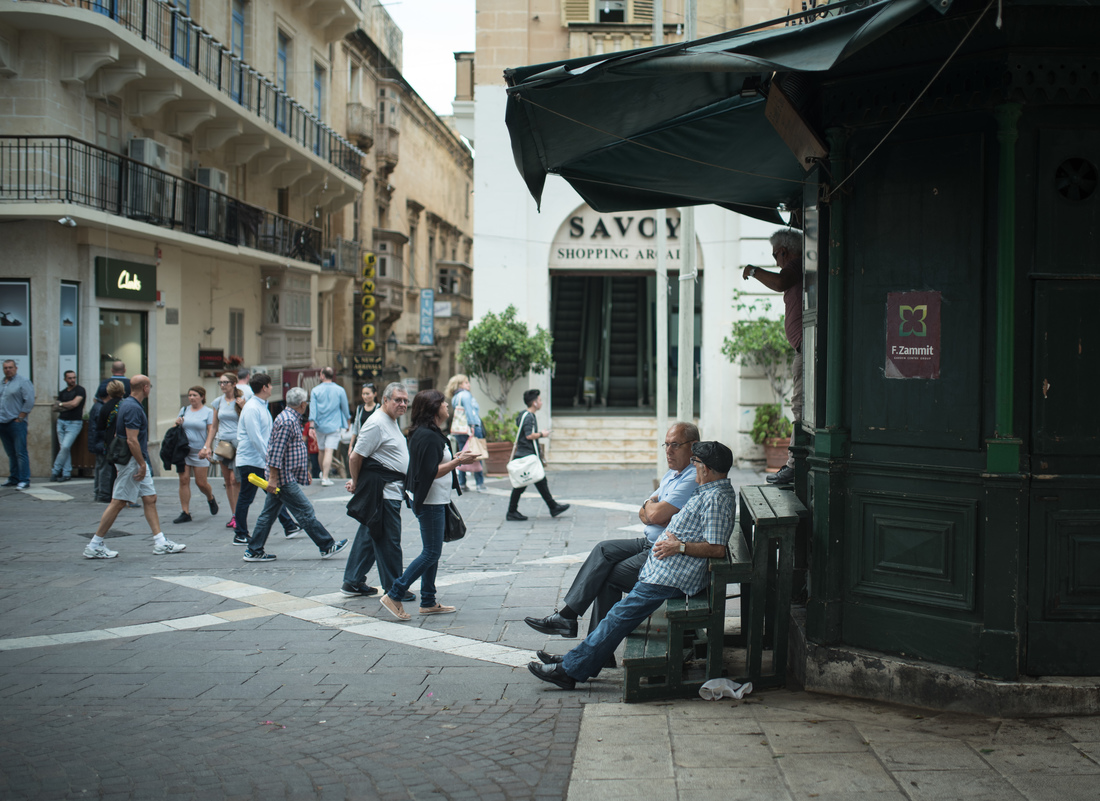 Rue pietonne, La Valette