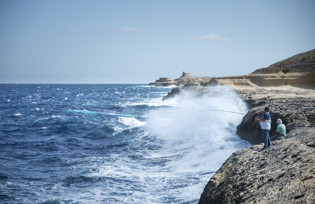 Mer déchainée sur Gozo 