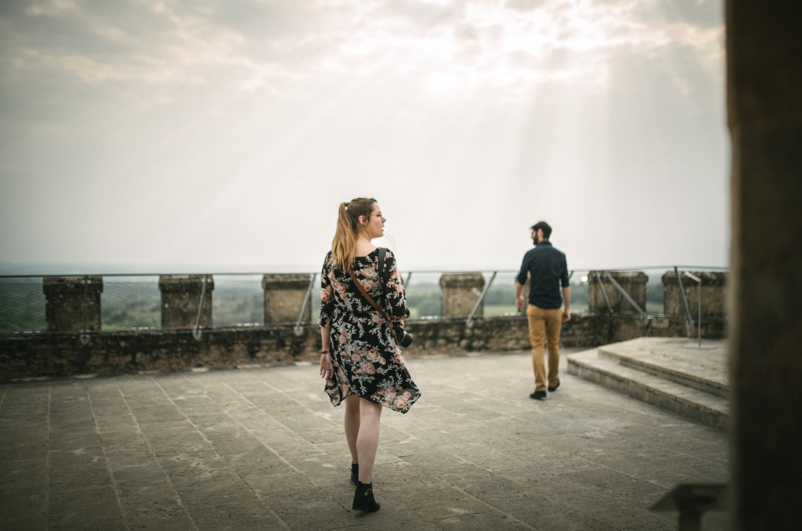 Sur les hauteurs du chateau de Biron