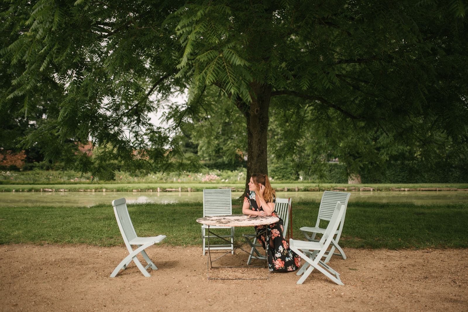 Pause dans les Jardins du Château d'Ainay-le-Vieil