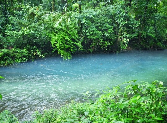 Eau bleue du Rio celeste, Costa Rica