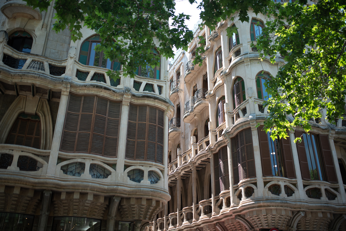 Architecture ciselée de Palma de Majorque 