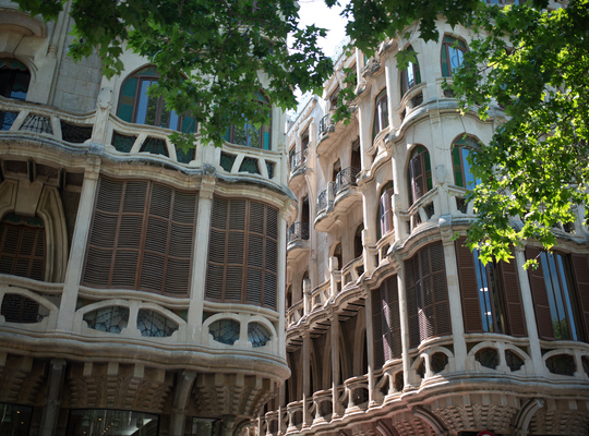 Architecture ciselée de Palma de Majorque 