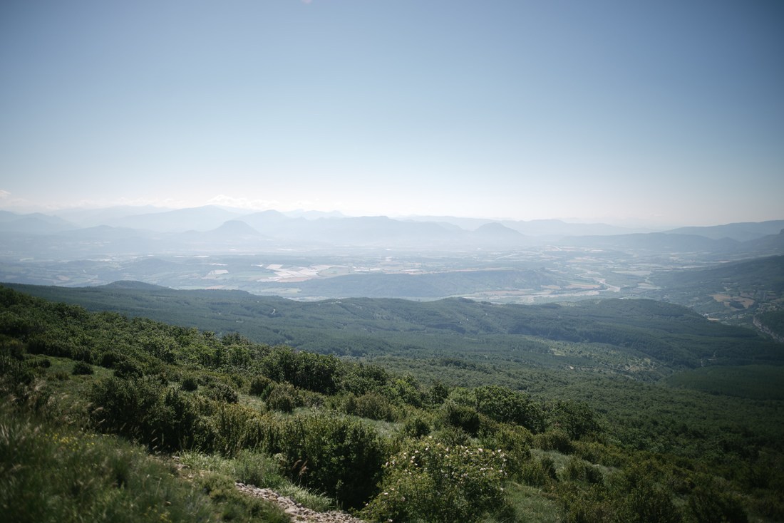 Panorama depuis la montagne de Chabre 