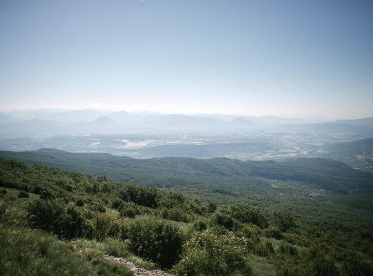 Panorama depuis la montagne de Chabre 