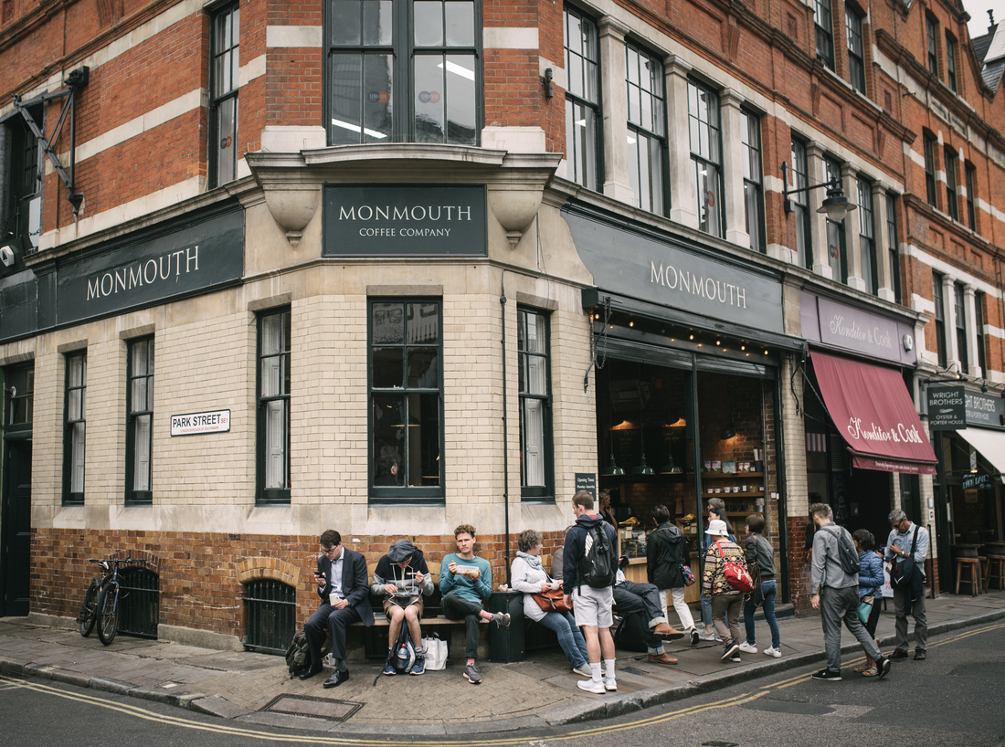 Dégustation, Au dehors de borough market 