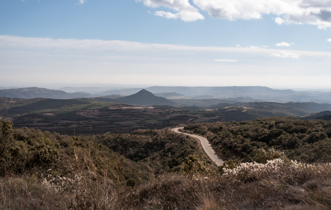 Paysage typique de la Catalogne espagnole 